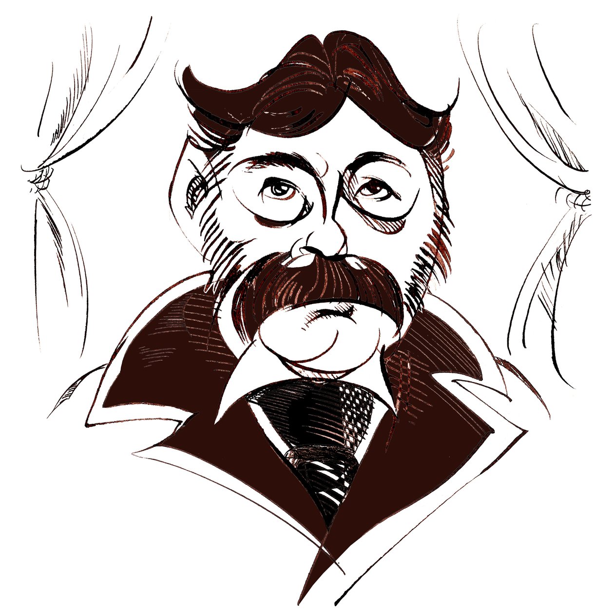 Arthur Sullivan , engelsk operettekomponist, 1842-1900 av Neale Osborne