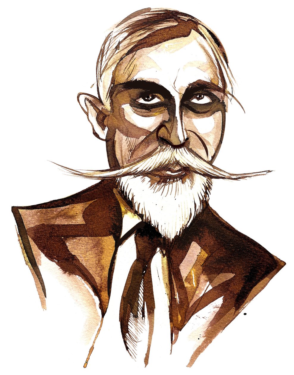 Paul Dukas - karikatur av Neale Osborne