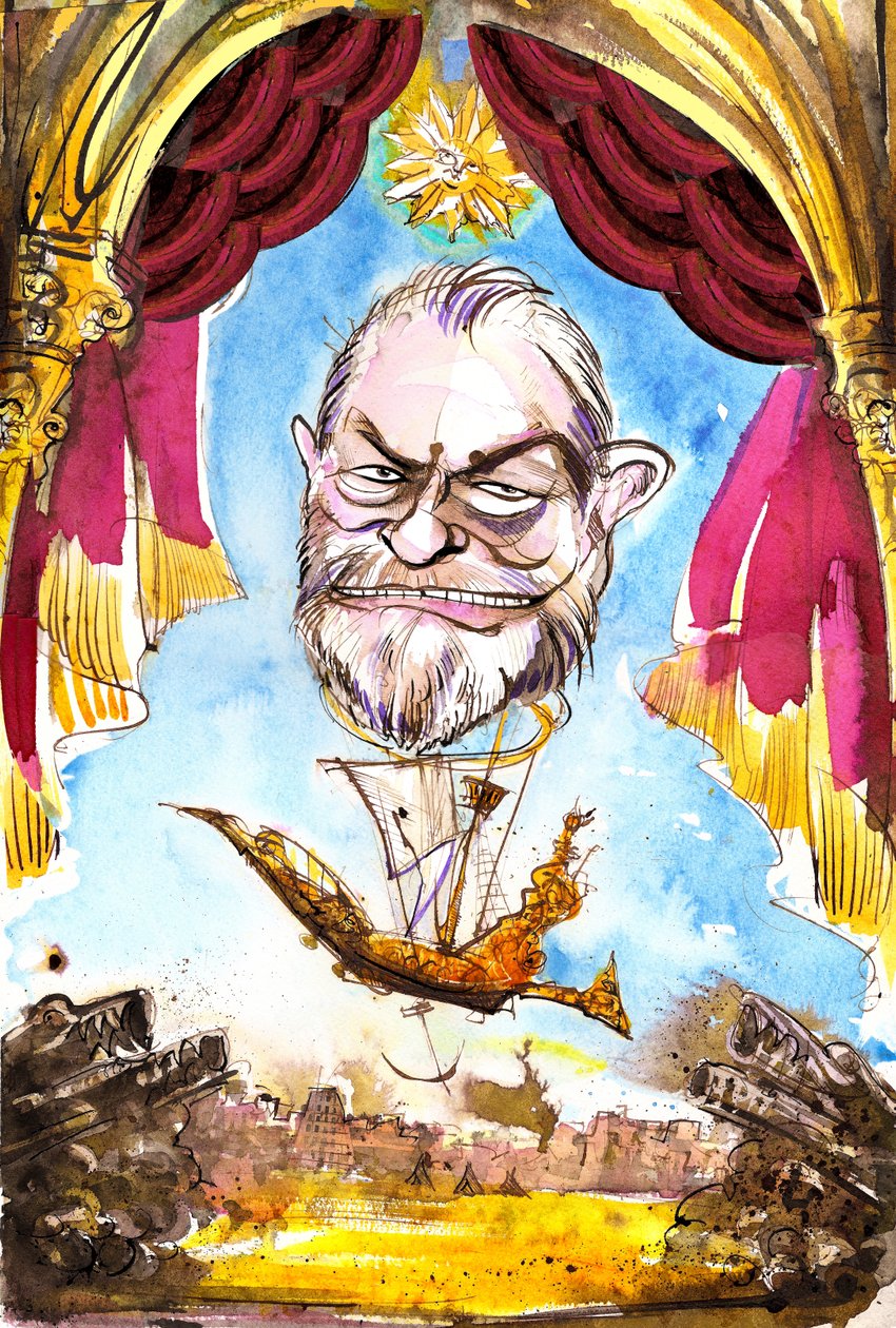 Terry Gilliam - Amerikanskfødt britisk filmregissør, manusforfatter, Monty Python-medlem og animatør, født 1940 av Neale Osborne