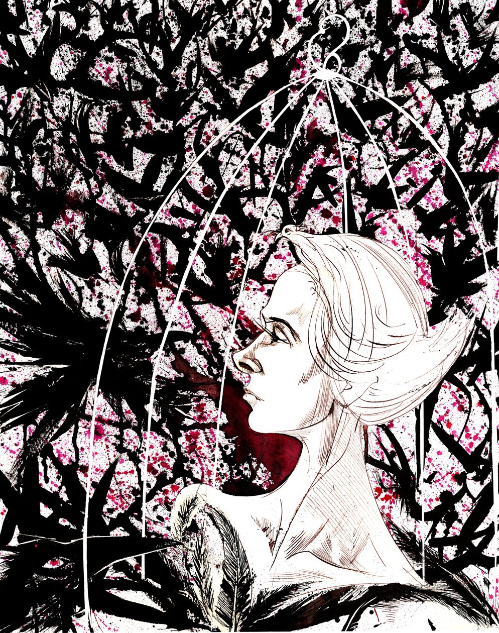 Tippi Hedren - karikatur av amerikansk skuespillerinne, født 1935 av Neale Osborne