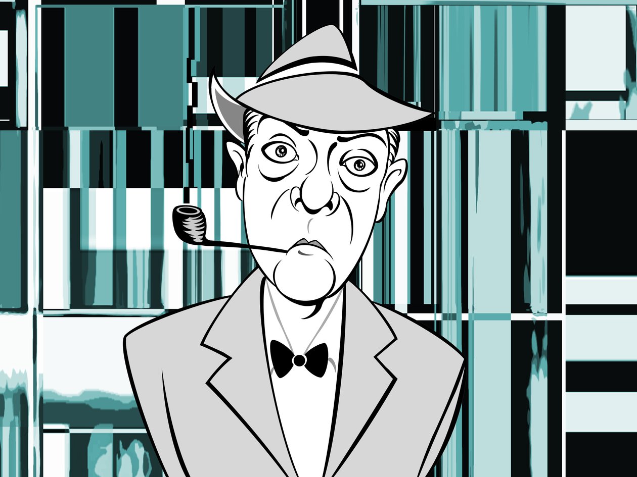 Jacques Tati (digital) av Neale Osborne