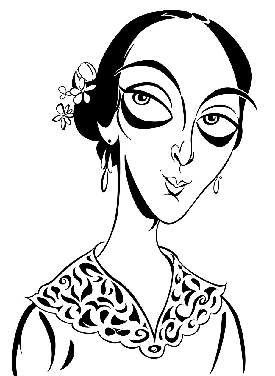 Pauline Viardot, 2019 (digital) av Neale Osborne