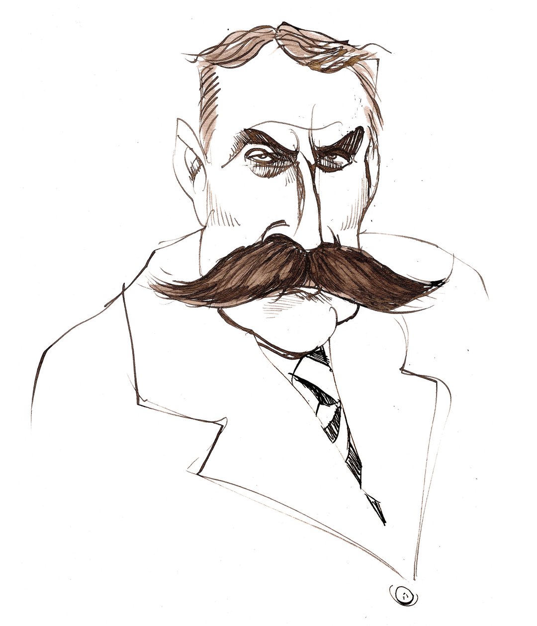 Sir Edward Elgar, 2022 (blekk) av Neale Osborne