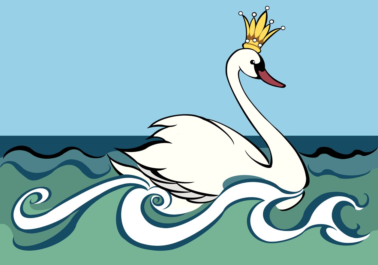 Svaneprinsesse, 2022 (digital) av Neale Osborne
