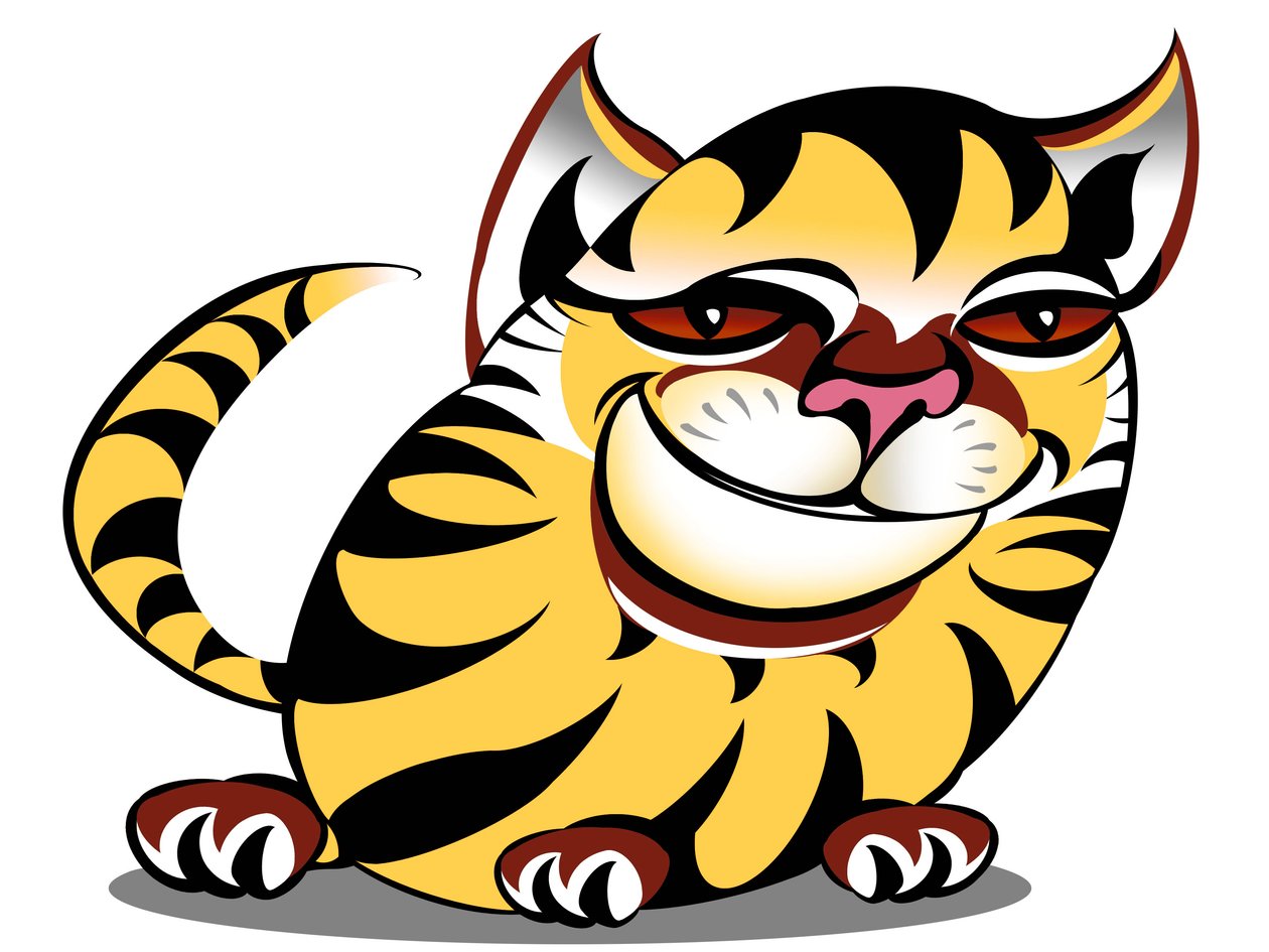 Tigerkatt av Neale Osborne