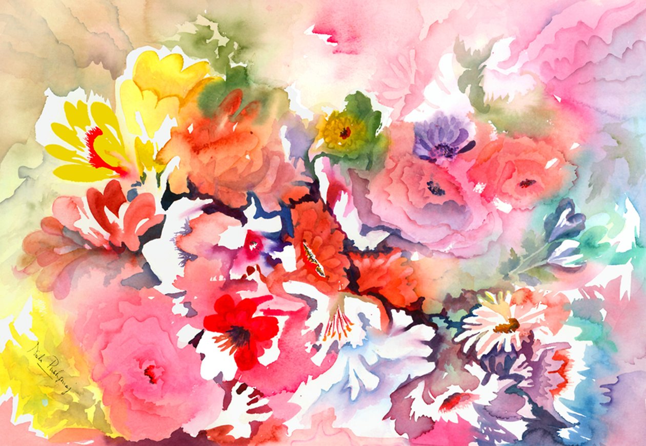 Uendelige blomster av Neela Pushparaj