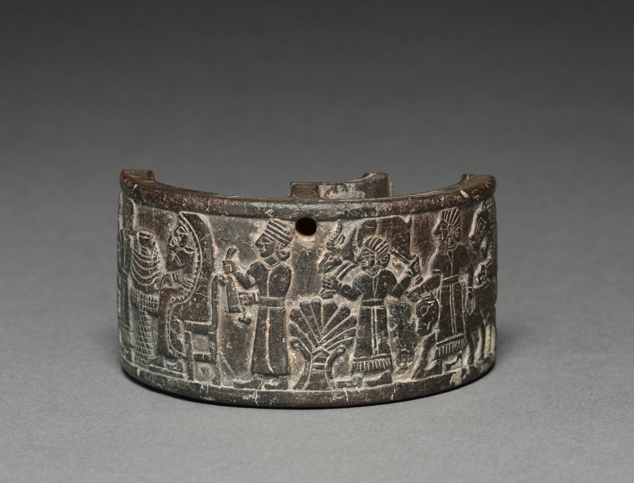 Bankettpyxis, 800–750 f.Kr. (steatitt) av Neo Hittite