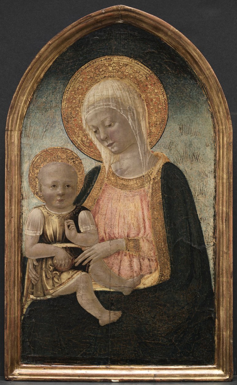Jomfru og barn, ca. 1460. av Neri de Bicci