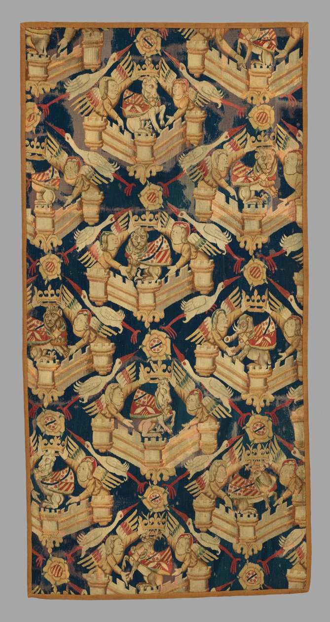 Heraldisk komposisjon, sør-nederlandsk, ca. 1350-75 av Netherlandish School