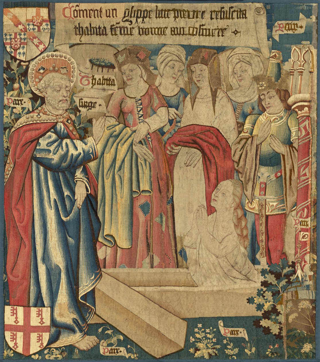 Oppdragelsen av Tabitha av Netherlandish 15th Century