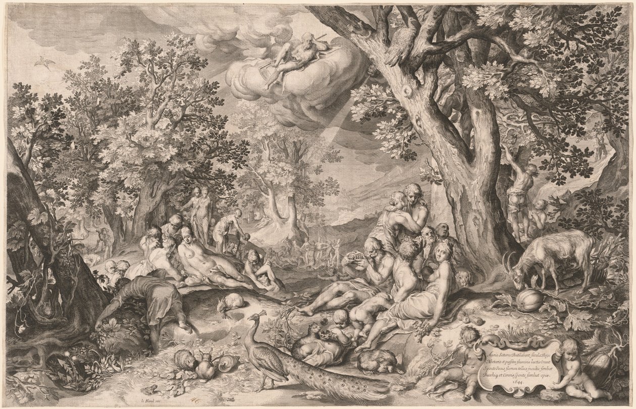 Gullalderen av Netherlandish 17th Century after Nicolaes de Bruyn after Abraham Bloemaert