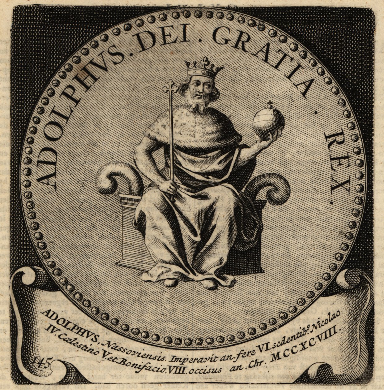 Den hellige romerske keiser Adolf. av Netherlandish School