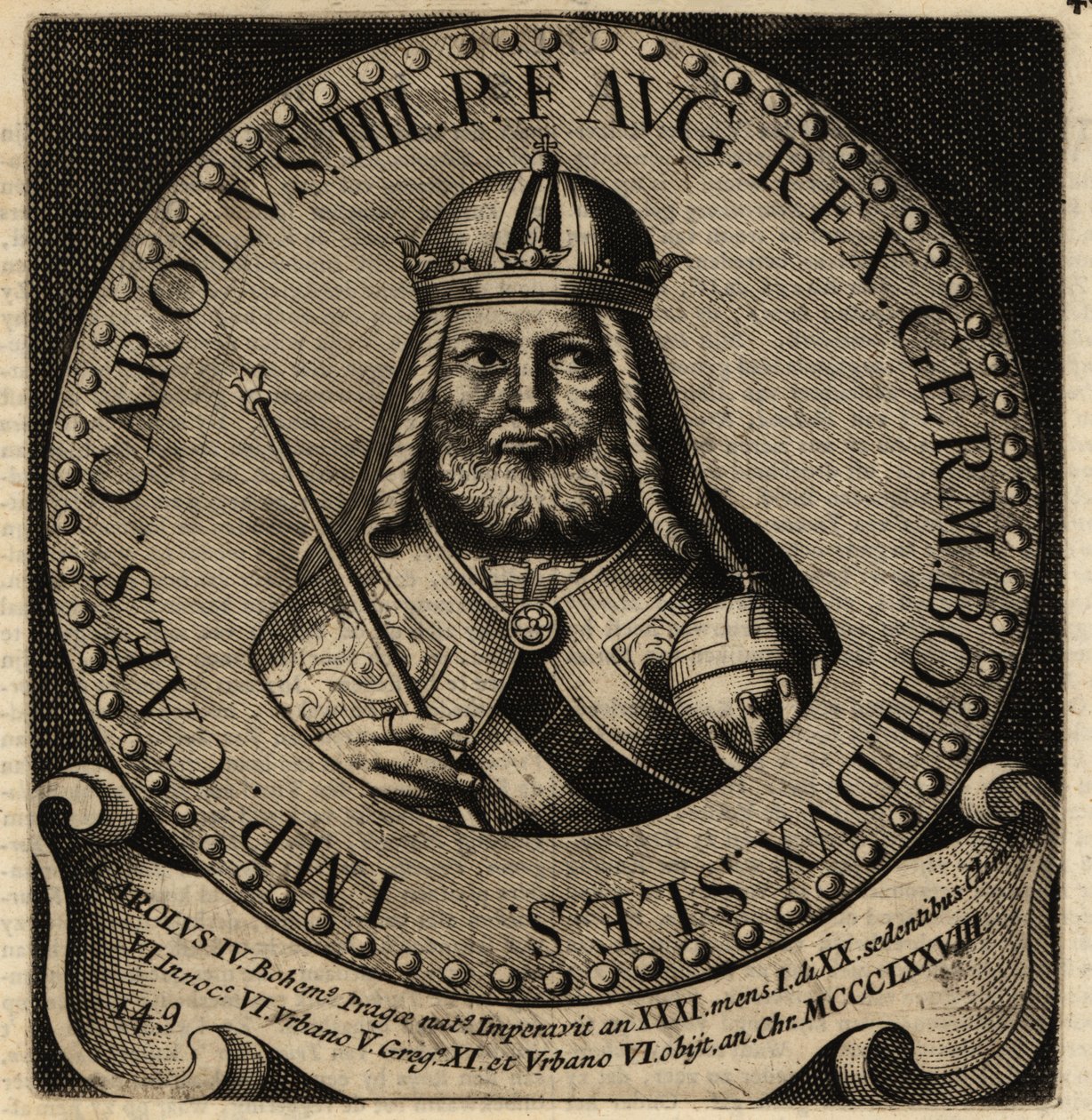 Den hellige romerske keiser Charles IV. av Netherlandish School