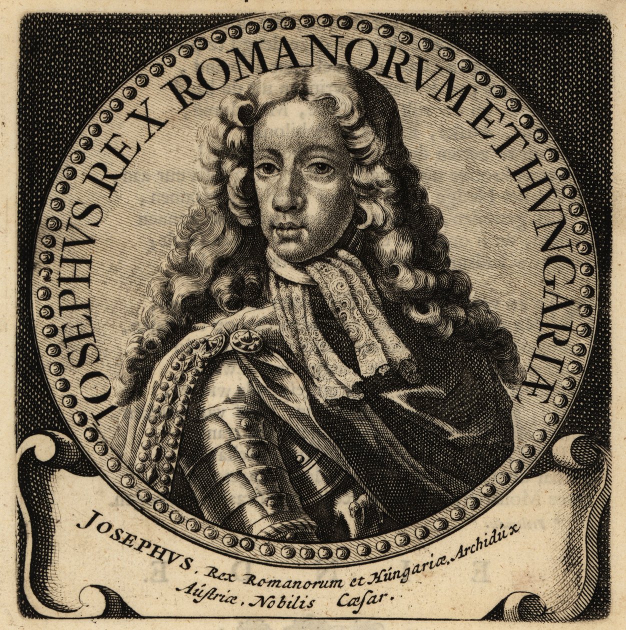 Den hellige romerske keiser Joseph I. av Netherlandish School