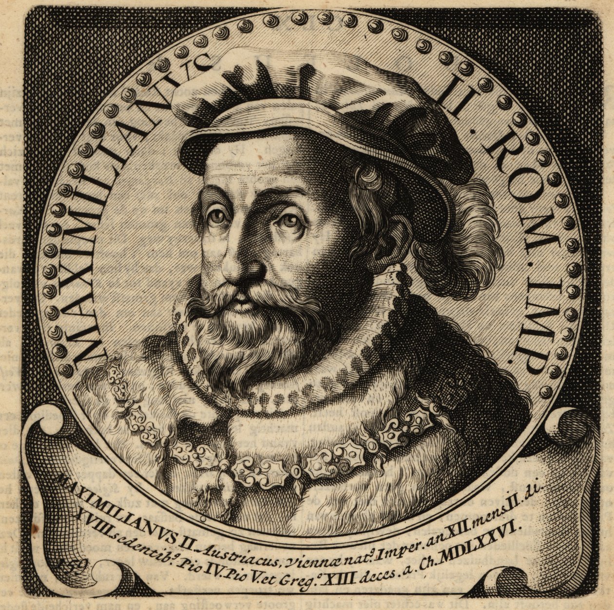 Den hellige romerske keiser Maximilian II. av Netherlandish School