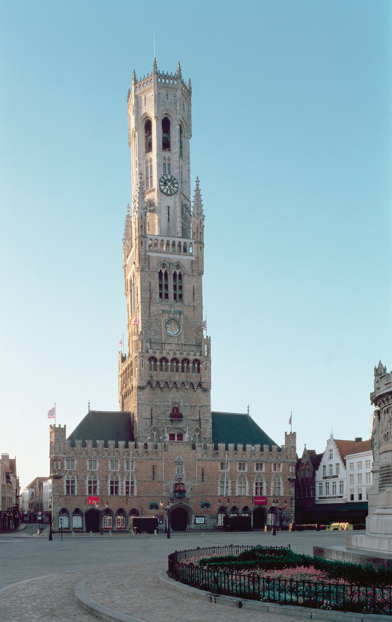Klokketårnet, bygget 1282-96 av Netherlandish School