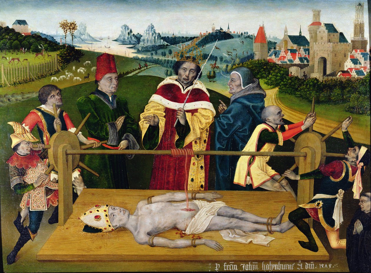 The Martyrium of St Erasmus av Netherlandish School