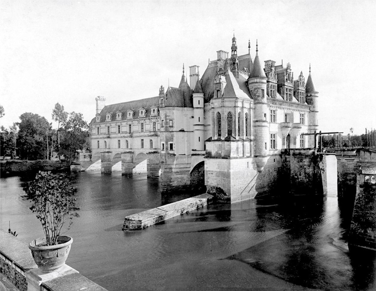 Slottet i Chenonceau av Neurdein