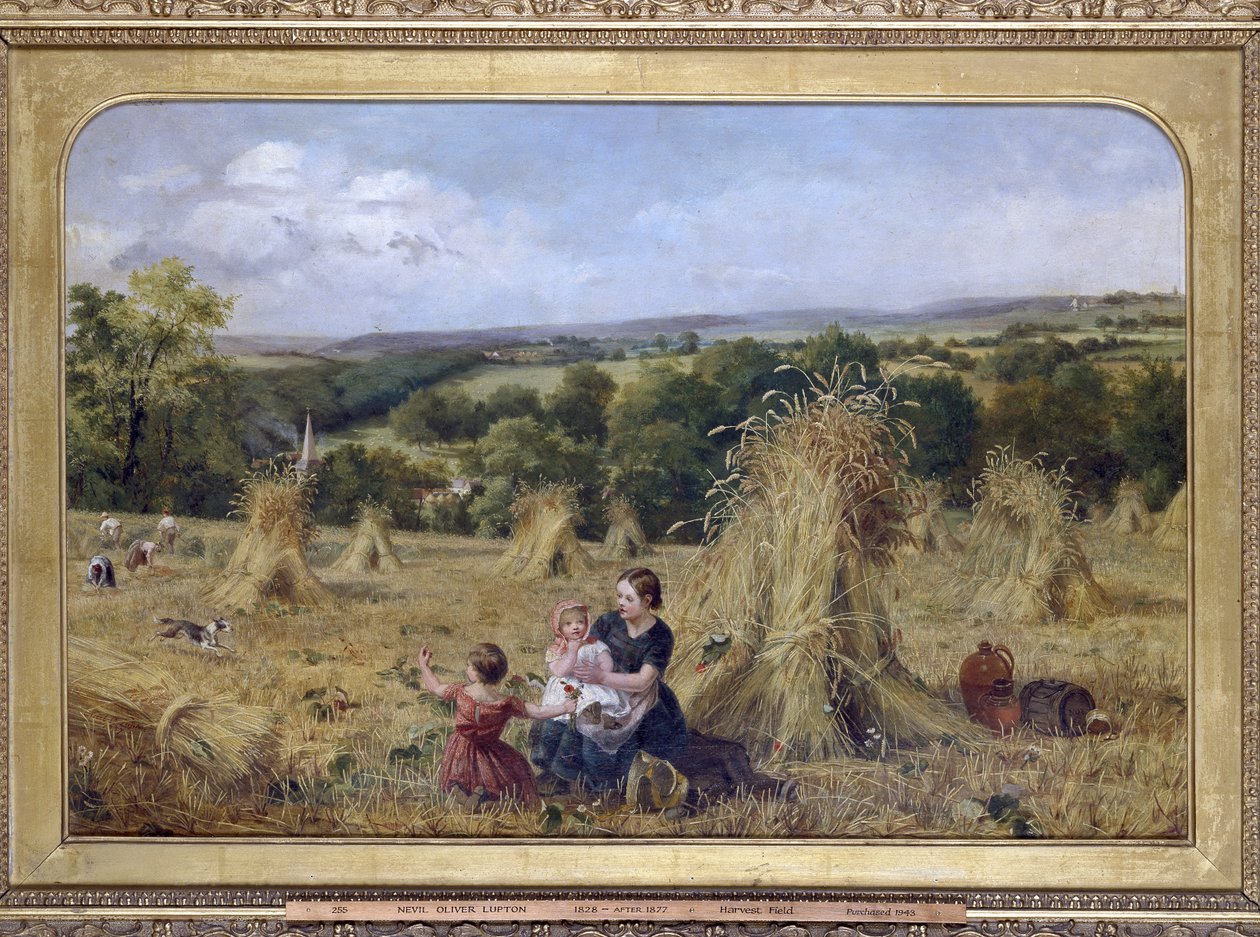 Harvest Field, 1857 - 1858 av Nevil Oliver Lupton