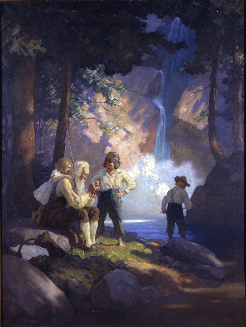 Rip Van Winkle, 1921 av Newell Convers Wyeth