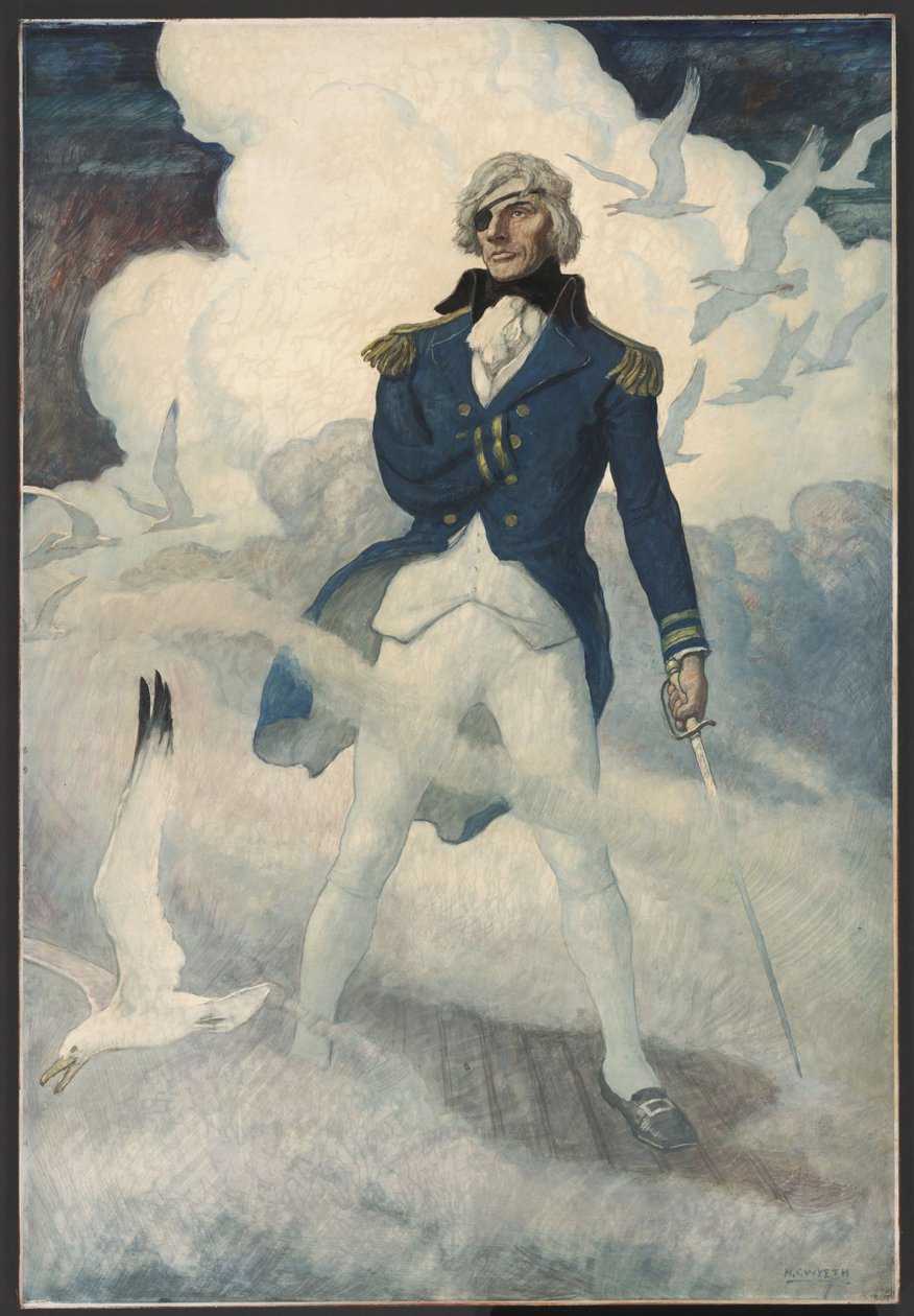 The Admirals Ghost, ca. 1939 (olje på renessansepanel) av Newell Convers Wyeth