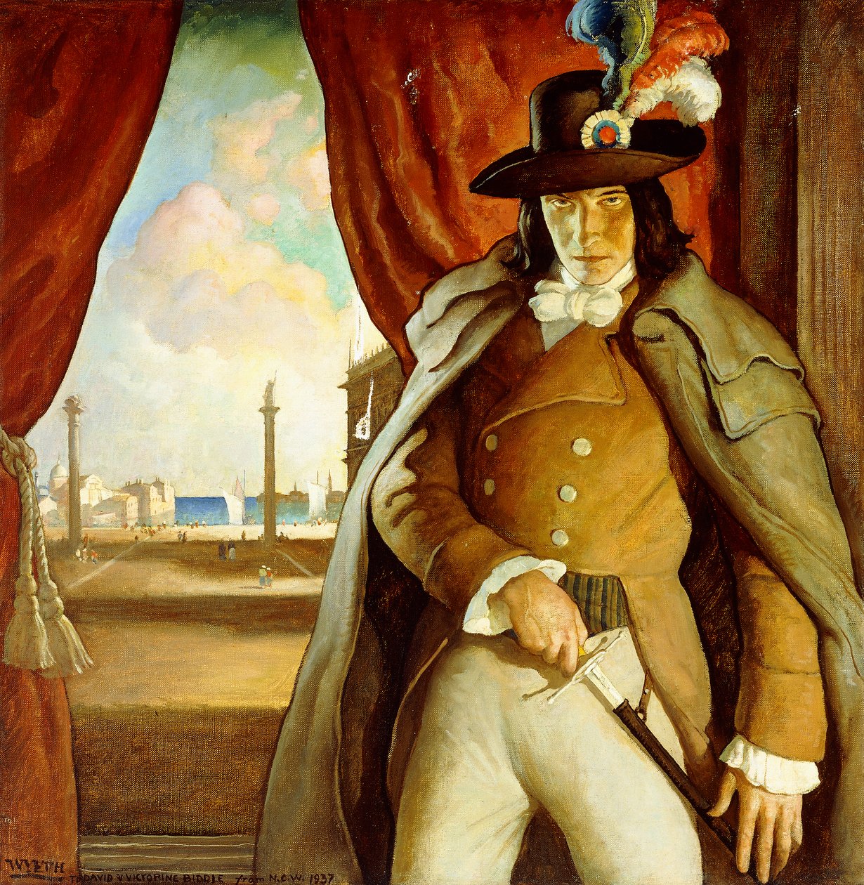 Venetiansk maske, en romantikk av Newell Convers Wyeth