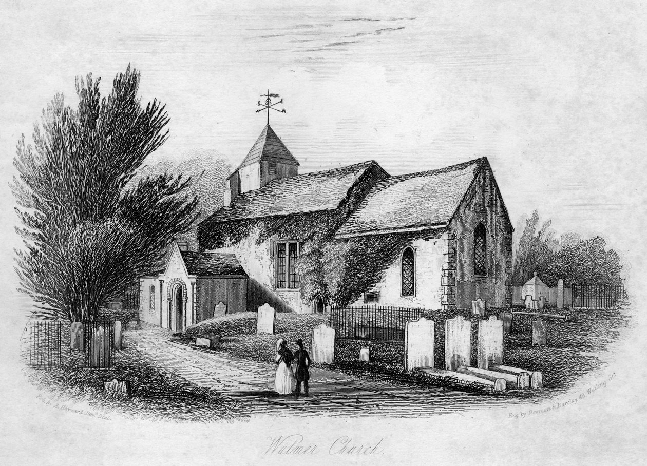 Walmer kirke, Kent. av Newman and Barclay