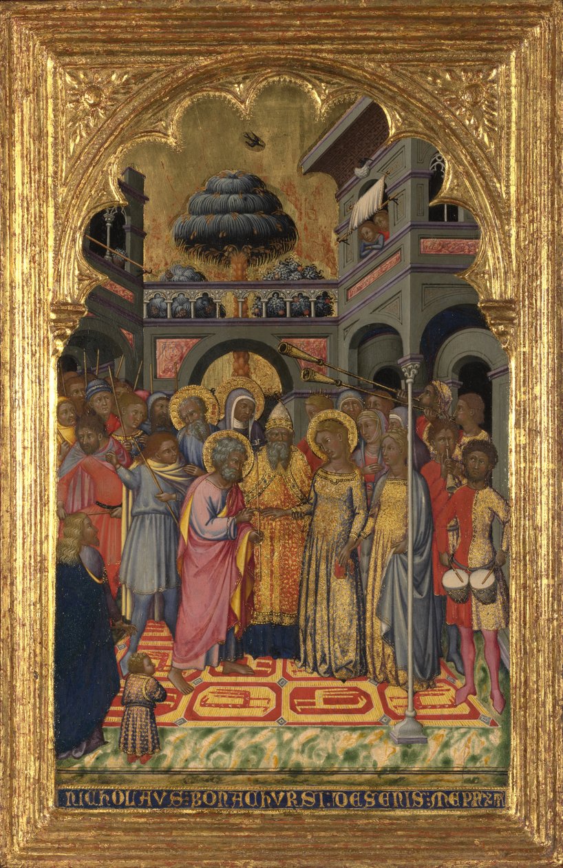 Jomfruens ekteskap av Niccolo di Buonaccorso