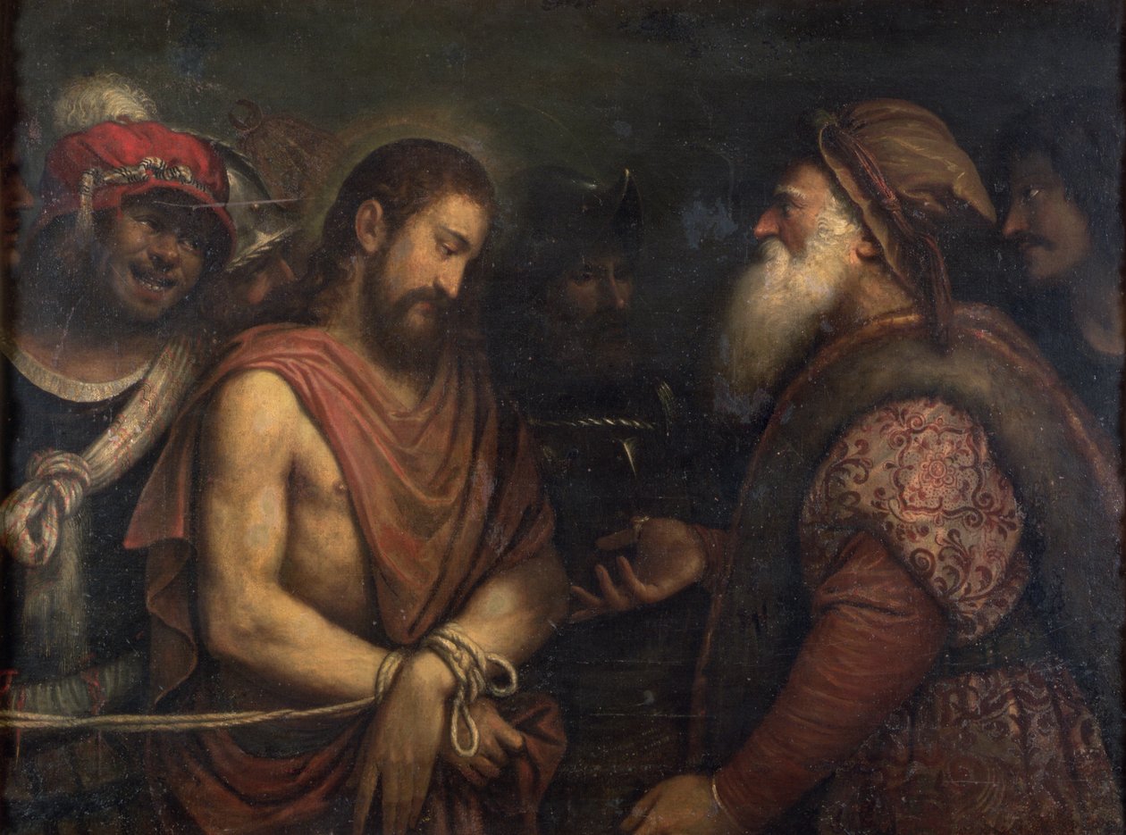 Kristus før Kaifas av Niccolo Frangipane