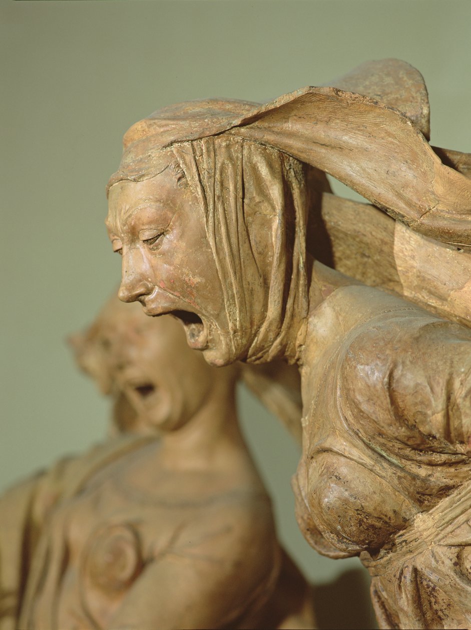 Jomfru Maria, fra klagesangen (terrakotta) av Niccolo dell Arca