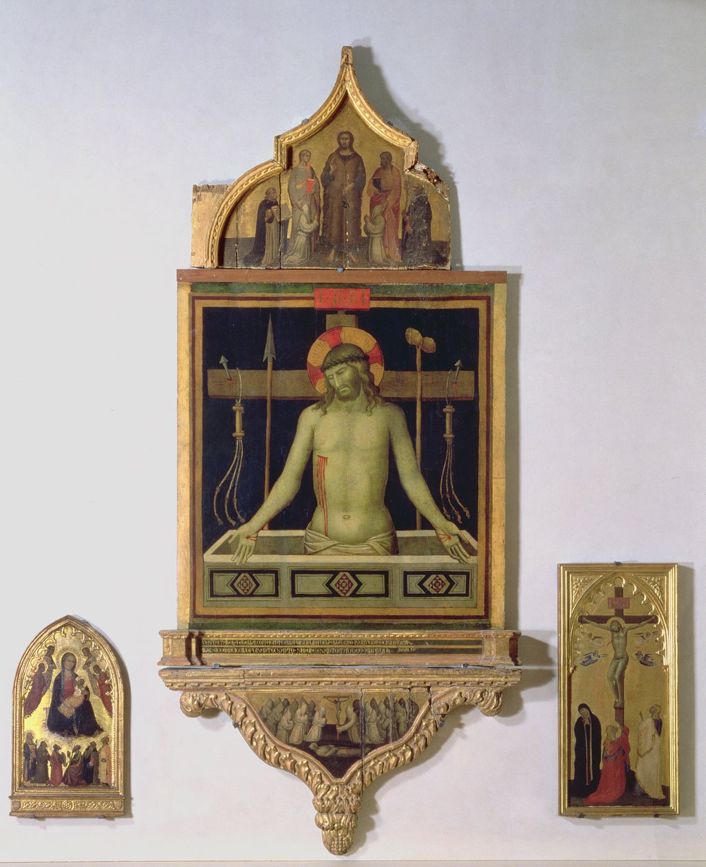 Man of Sorrows (tempera på panel) av Niccolò Pietro di Gerini