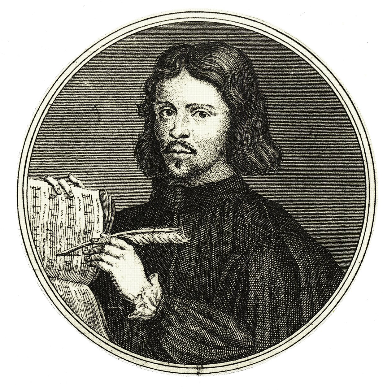 Komponist Thomas Tallis av Niccolo Francesco Haym