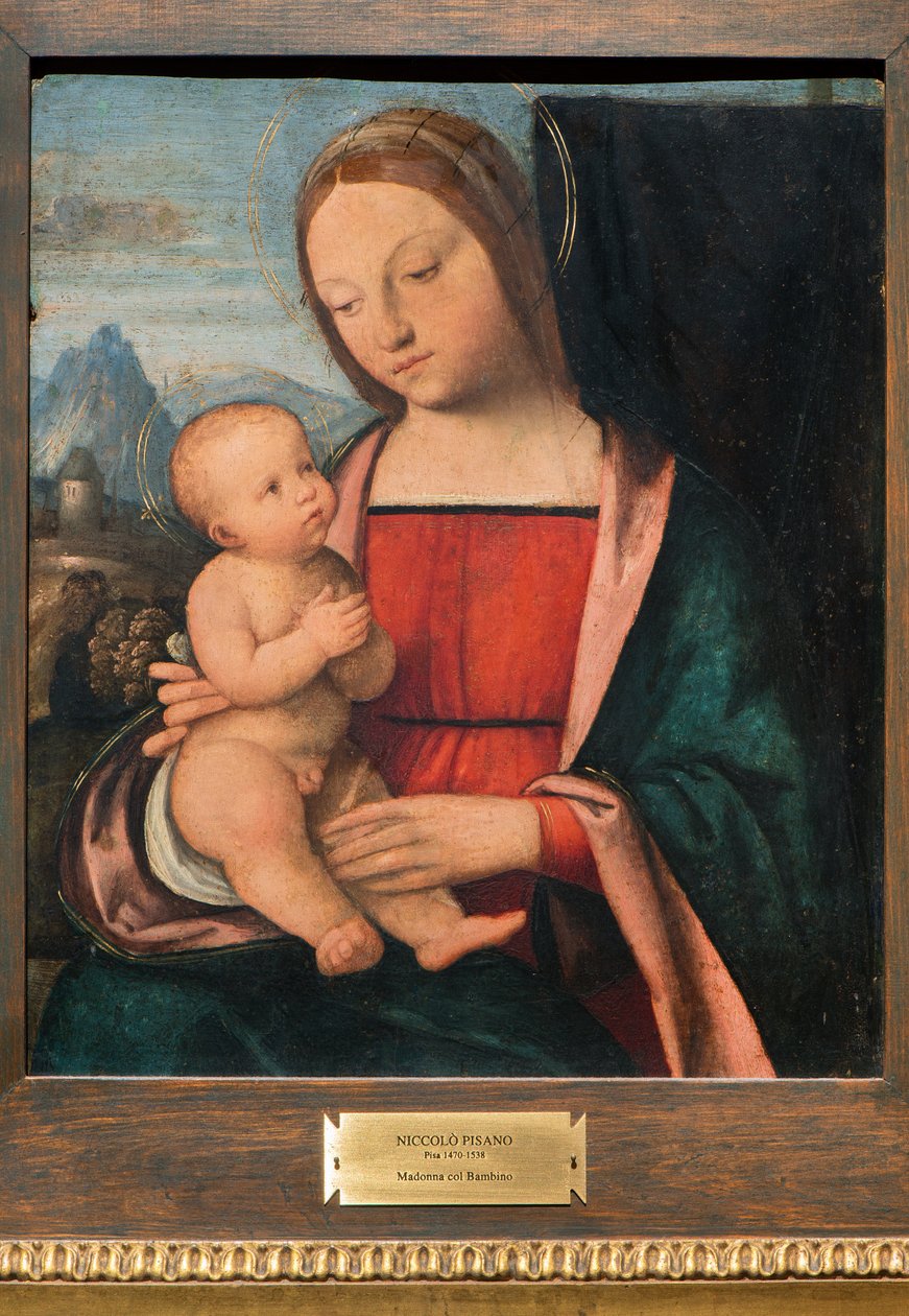 Madonna og barn, 1510-1520 av Niccolò Pisano