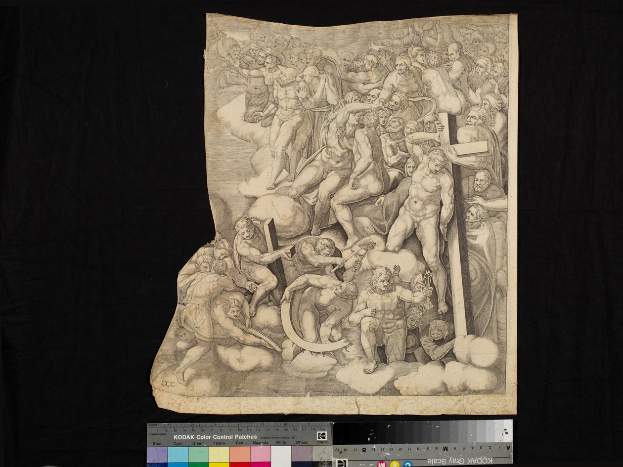Scene fra The Last Judgment av Nicholas Beatrizet
