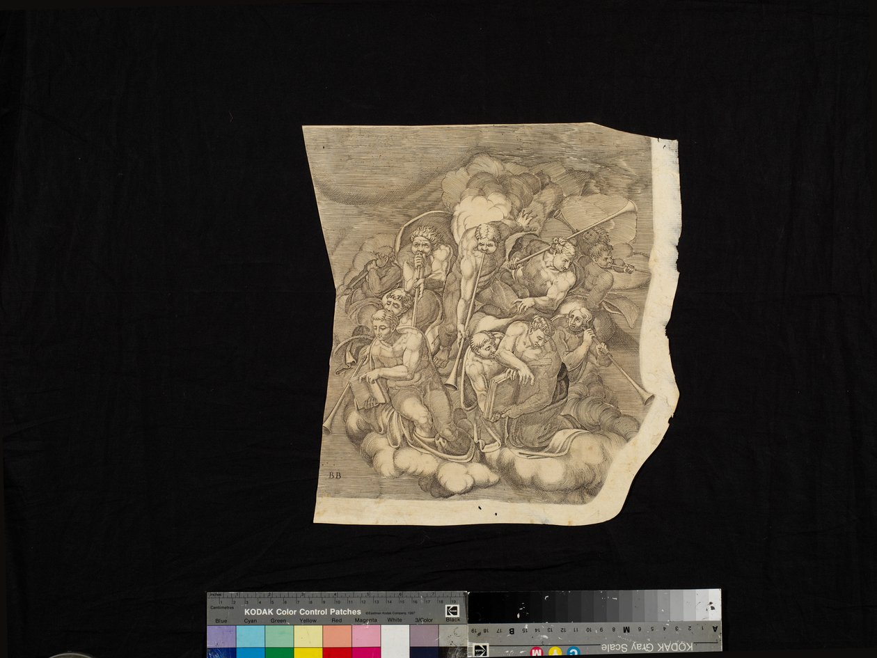 Scene fra The Last Judgment av Nicholas Beatrizet