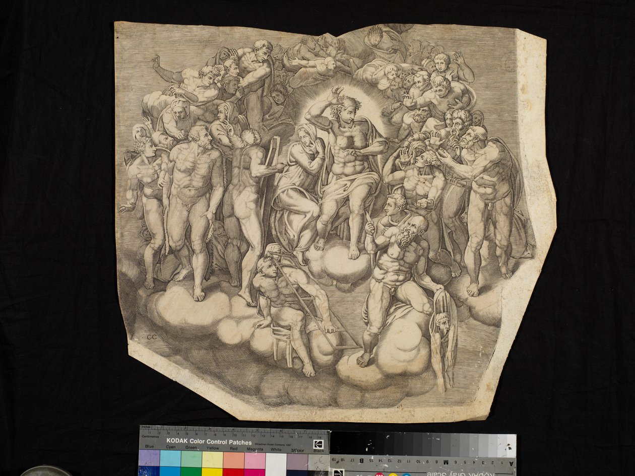 Scene fra The Last Judgment av Nicholas Beatrizet