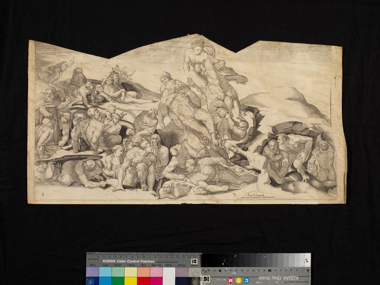 Scene fra The Last Judgment av Nicholas Beatrizet