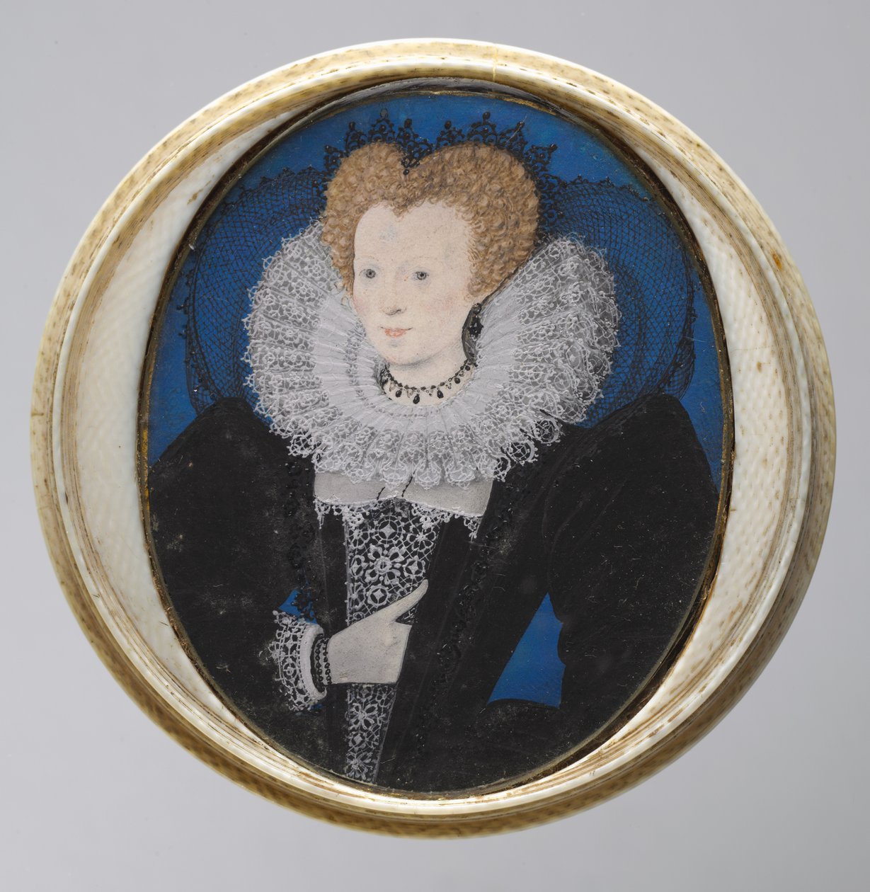 Portrett av en kvinne, 1590-tallet. av Nicholas Hilliard