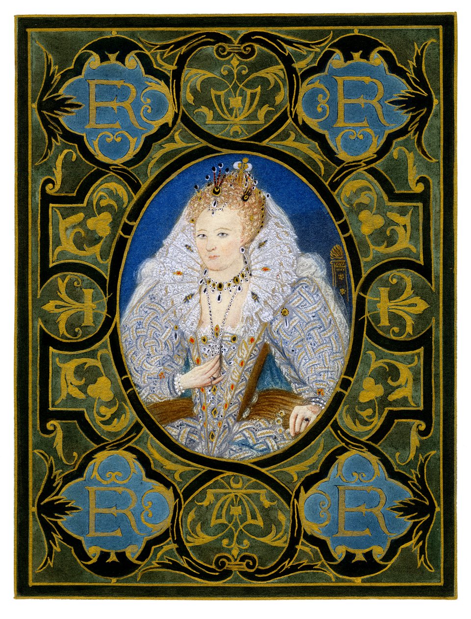 Dronning Elizabeth I, 1500-tallet, 1896. av Nicholas Hilliard