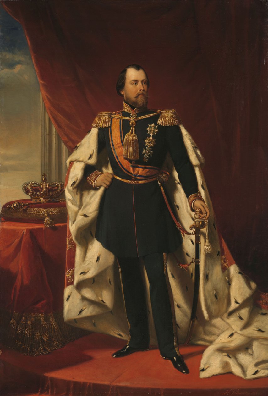 Vilhelm III (1817-1890), konge av Nederland av Nicholas Pieneman