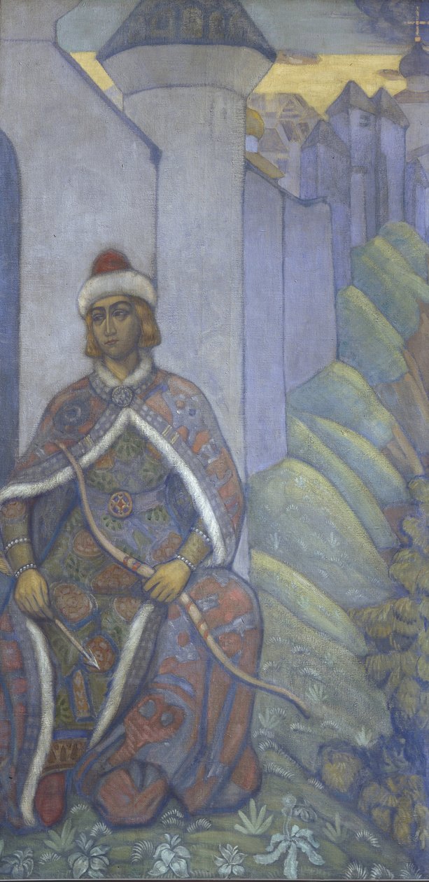 En ridder, 1910 av Nikolai Konstantinowitsch Roerich