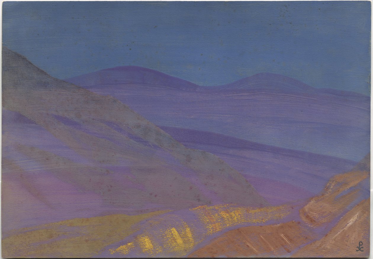 Albumblad, 1930-tallet av Nicholas Roerich