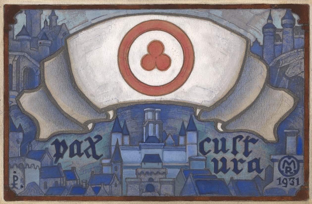 Fredens banner, 1931 av Nikolai Konstantinowitsch Roerich