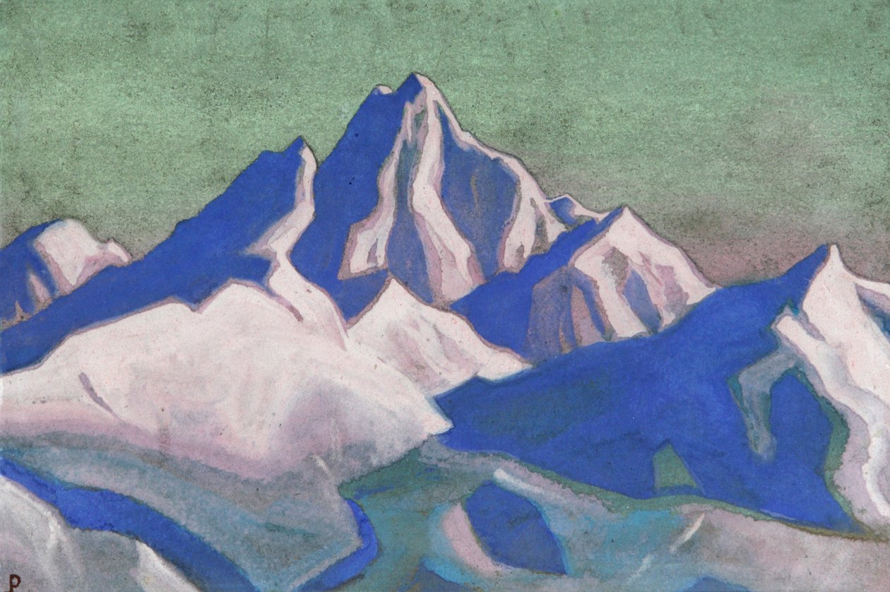 Himalaya, 1943. av Nicholas Roerich