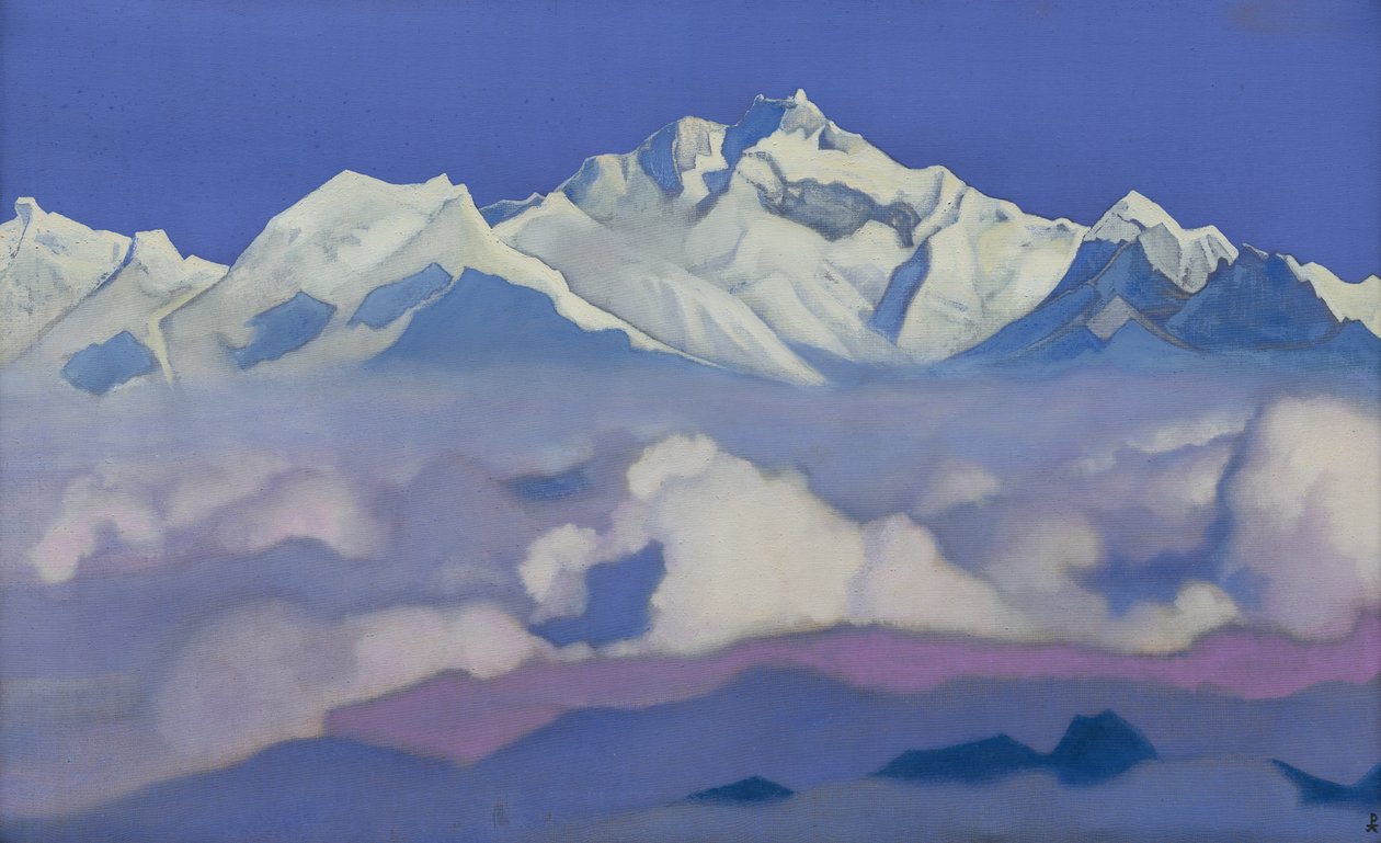 Kanchenjunga, 1936 av Nicholas Roerich