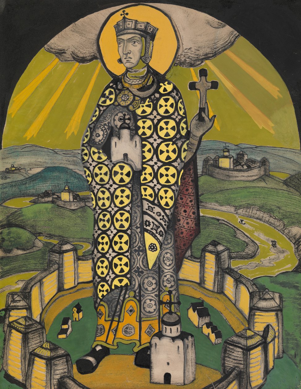 Saint Olga, prinsesse av Kiev av Nikolai Konstantinowitsch Roerich
