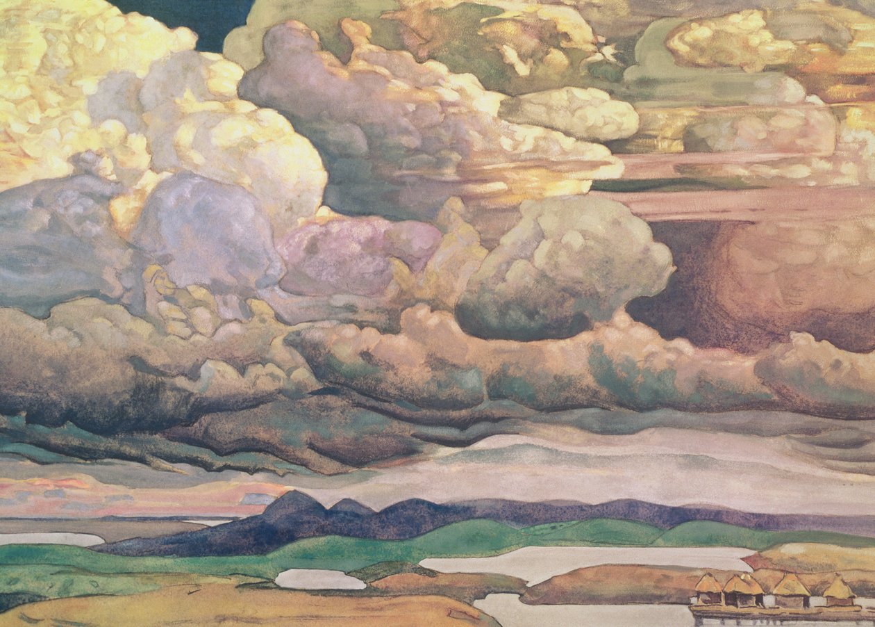 Skyscape, 1912 av Nicholas Roerich