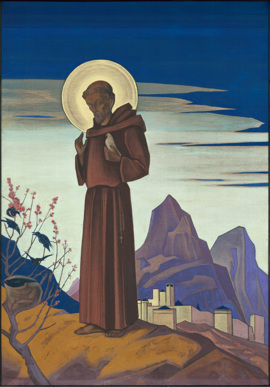 St. Francis, 1932 av Nicholas Roerich