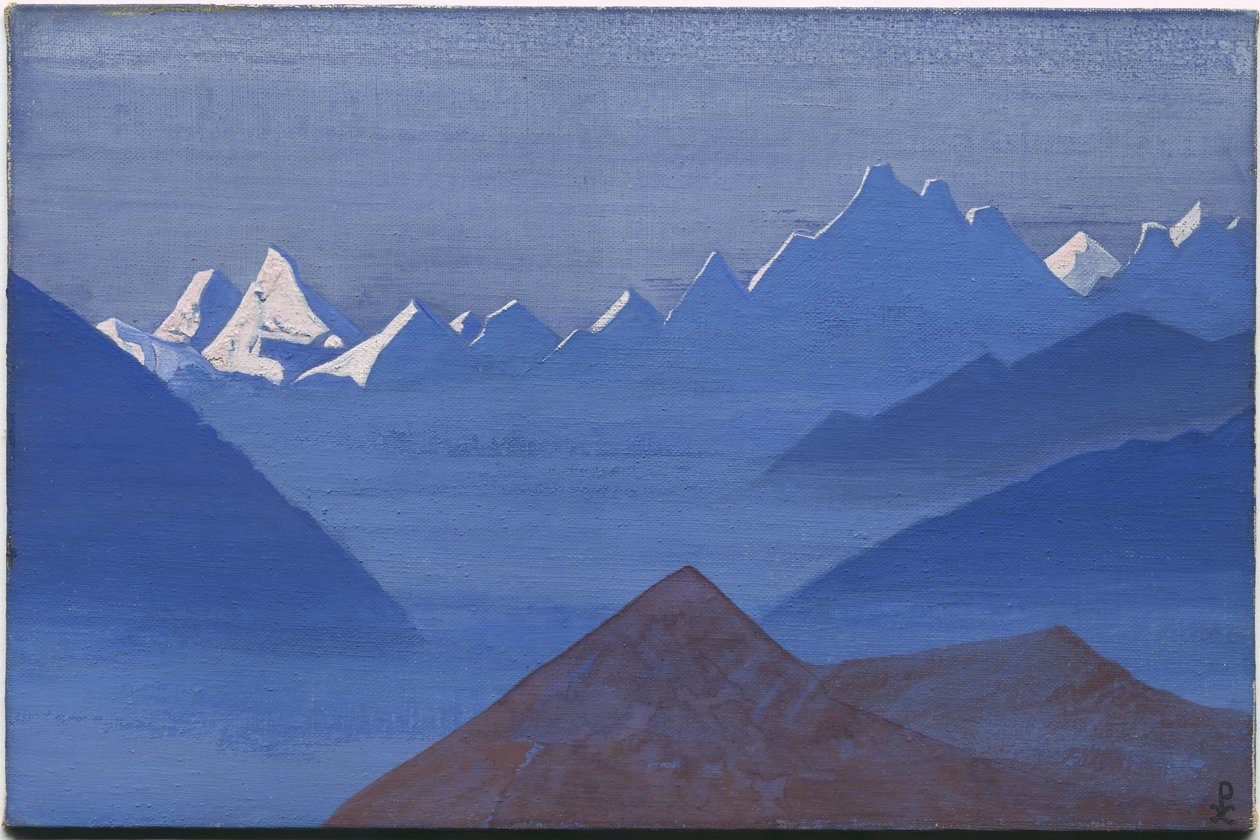 Sunset, "Spend"-serien, 1931 av Nicholas Roerich