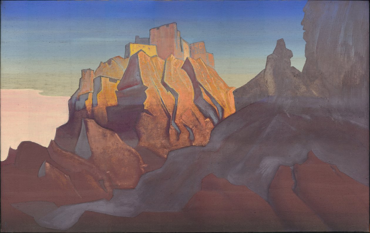 Tibetansk høyborg av Nicholas Roerich
